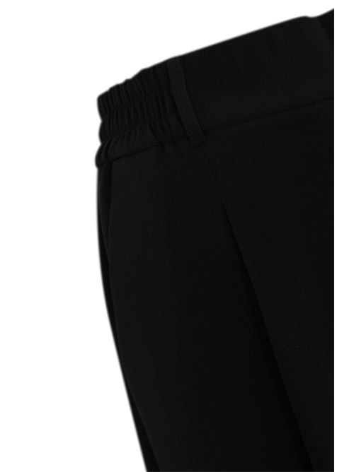 Pantalone classico con pieghe D. Exterior | 599112NERO